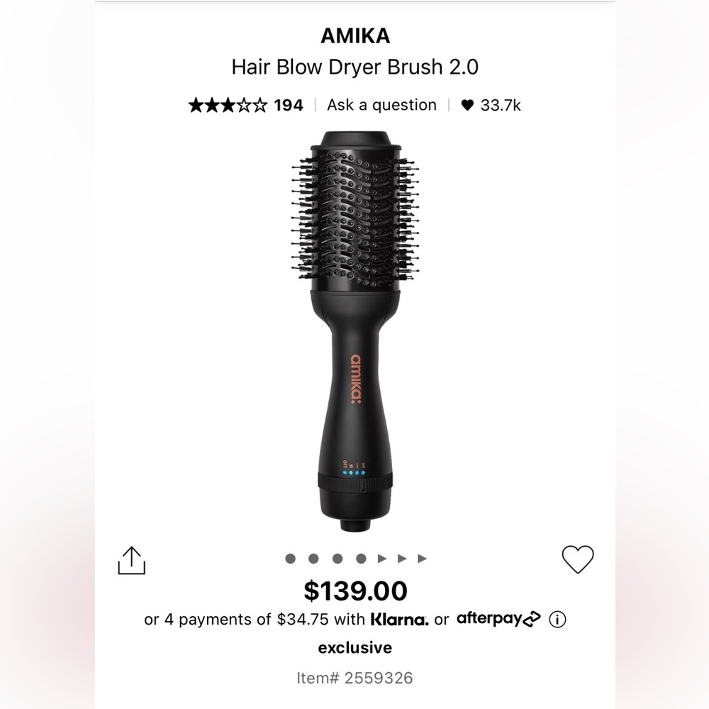Amika Blow Dryer Brush 2.0
